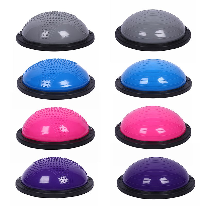 Γιόγκα ημι-κυκλική μπάλα ισορροπίας - PVC, 6 κιλά, φουσκώνεται, Μοντέλο 0332