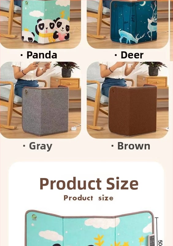 Θερμαντήρας ποδιών κάτω από το γραφείο, 220V, 200W, συνδεόμενος, μηχανική λειτουργία, μοντέλο Τριών Κατευθύνσεων