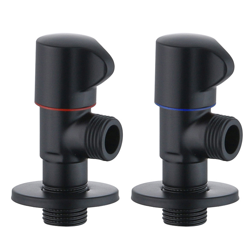 Troputni ventil za toplu i hladnu vodu, ugradnja u zid, 20 mm promjer, bakar i nehrđajući čelik, 1 ulaz 2 izlaza