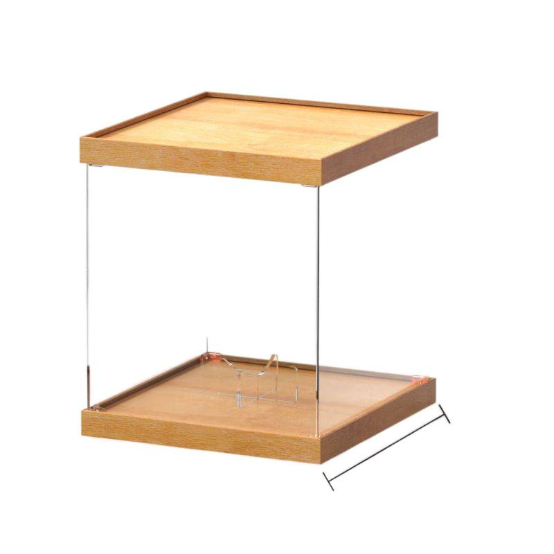 Акрилна огледална кутия за баскетболна топка с прахозащитен капак