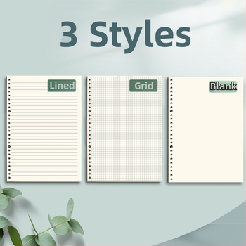 Papir za dopunu s 60 lista, dvostrani offset papir, kompatibilan s otvorima 8/20/26/30