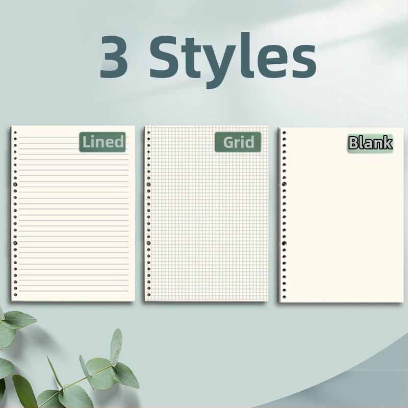 Papir za dopunu s 60 lista, dvostrani offset papir, kompatibilan s otvorima 8/20/26/30