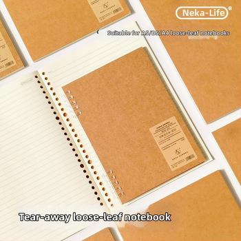 Nijia zamjensko jezgro za loose-leaf za A5/B5/A4, 60 listova, papir unutarnjih stranica