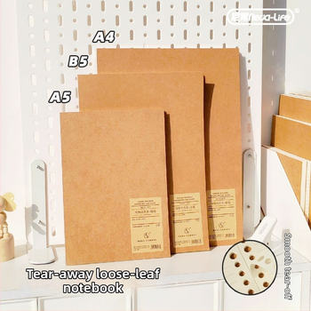 Nijia zamjensko jezgro za loose-leaf za A5/B5/A4, 60 listova, papir unutarnjih stranica