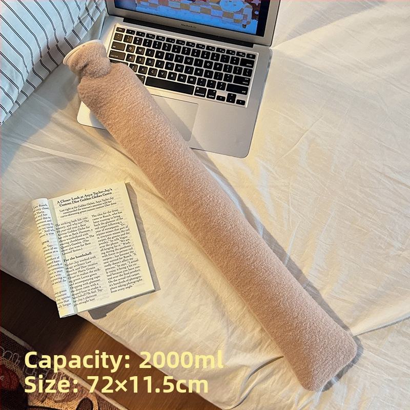 Fľaša na horúcu vodu plnená vodou — PVC s vysokou hustotou, ohrev injekciou vody, Lemon Book, prispôsobiteľné