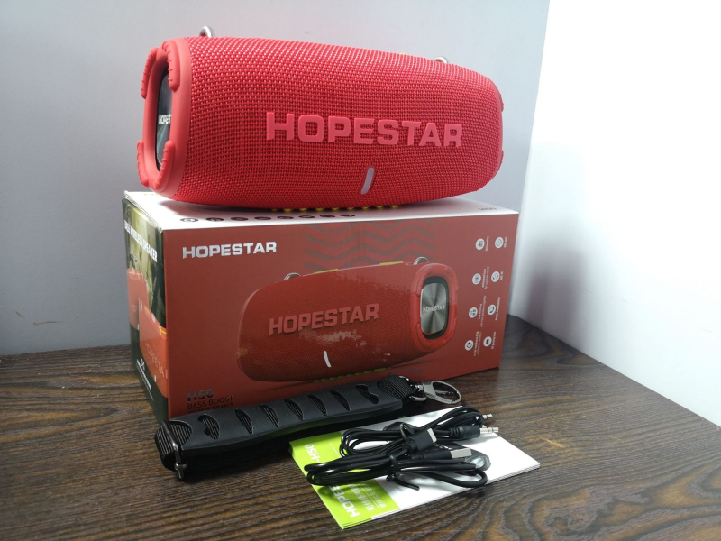 HOPESTAR H50 Bluetooth ηχείο, IPX4 ανθεκτικό, Bluetooth 5.0, απόδοση 10–20W, εύρος συχνοτήτων 100 Hz–20 kHz, χρόνος αναπαραγωγής 6 ώρες, επεκτάσιμο έως 32 GB