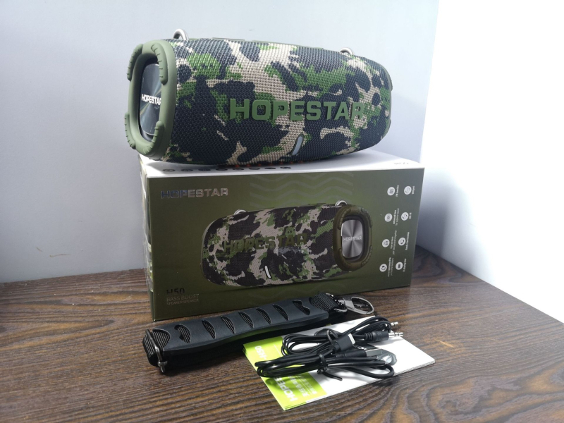 HOPESTAR H50 Bluetooth ηχείο, IPX4 ανθεκτικό, Bluetooth 5.0, απόδοση 10–20W, εύρος συχνοτήτων 100 Hz–20 kHz, χρόνος αναπαραγωγής 6 ώρες, επεκτάσιμο έως 32 GB