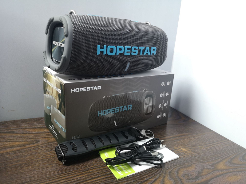 HOPESTAR H50 Bluetooth ηχείο, IPX4 ανθεκτικό, Bluetooth 5.0, απόδοση 10–20W, εύρος συχνοτήτων 100 Hz–20 kHz, χρόνος αναπαραγωγής 6 ώρες, επεκτάσιμο έως 32 GB