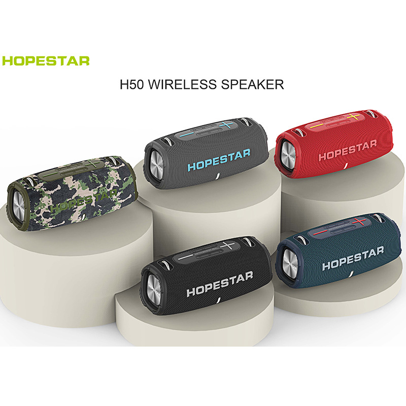 HOPESTAR H50 Bluetooth ηχείο, IPX4 ανθεκτικό, Bluetooth 5.0, απόδοση 10–20W, εύρος συχνοτήτων 100 Hz–20 kHz, χρόνος αναπαραγωγής 6 ώρες, επεκτάσιμο έως 32 GB