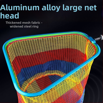 Aluminijska legura glava mreže za velike ribe – anti-zaglavljivanje, brzo sušenje, trokutasta mreža s malim, gustim očima