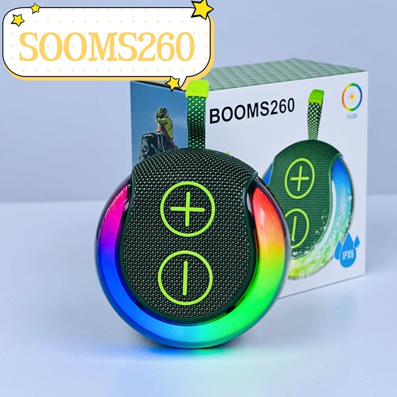 Prijenosni Bluetooth zvučnik s mini subwooferom i utorom za karticu - Bluetooth 5.3, 60 Hz–15 kHz, 2000–4000 mAh, 7 W
