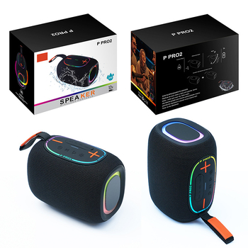 Prijenosni Bluetooth zvučnik s dva zvučnika (Bluetooth 5.3; frekvencijski raspon 20Hz-20kHz; SNR ≥75dB; ugrađena baterija 1200-2000mAh; nazivna snaga 40)