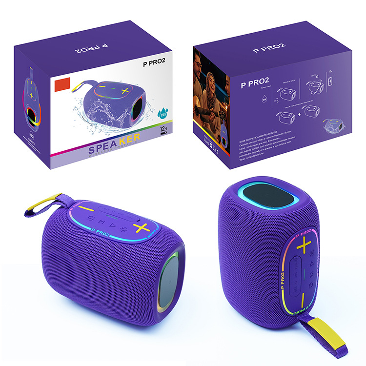 Prijenosni Bluetooth zvučnik s dva zvučnika (Bluetooth 5.3; frekvencijski raspon 20Hz-20kHz; SNR ≥75dB; ugrađena baterija 1200-2000mAh; nazivna snaga 40)