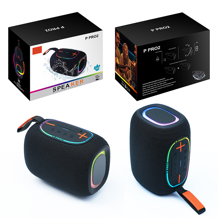 Prijenosni Bluetooth zvučnik s dva zvučnika (Bluetooth 5.3; frekvencijski raspon 20Hz-20kHz; SNR ≥75dB; ugrađena baterija 1200-2000mAh; nazivna snaga 40)