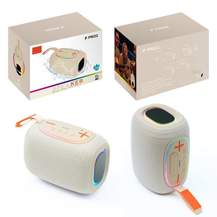 Prijenosni Bluetooth zvučnik s dva zvučnika (Bluetooth 5.3; frekvencijski raspon 20Hz-20kHz; SNR ≥75dB; ugrađena baterija 1200-2000mAh; nazivna snaga 40)