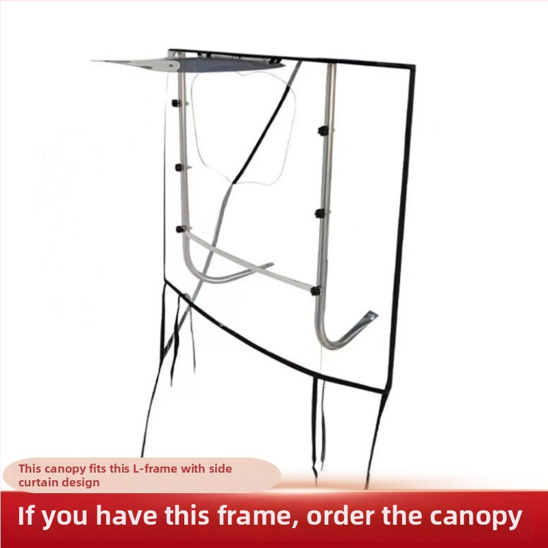 Κάλυμμα για ηλεκτρικό όχημα με σκελετό από κράμα 8 ράβδων, ύφασμα ομπρέλας πολυεστέρα 210T, UPF > 30, χειροκίνητο άνοιγμα/κλείσιμο, δυνατότητα εκτύπωσης λογότυπου