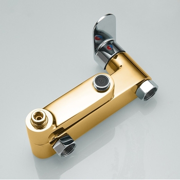 Εντοιχισμένος χάλκινος ντους μίκτης με κεραμική βαλβίδα, λειτουργία ανύψωσης