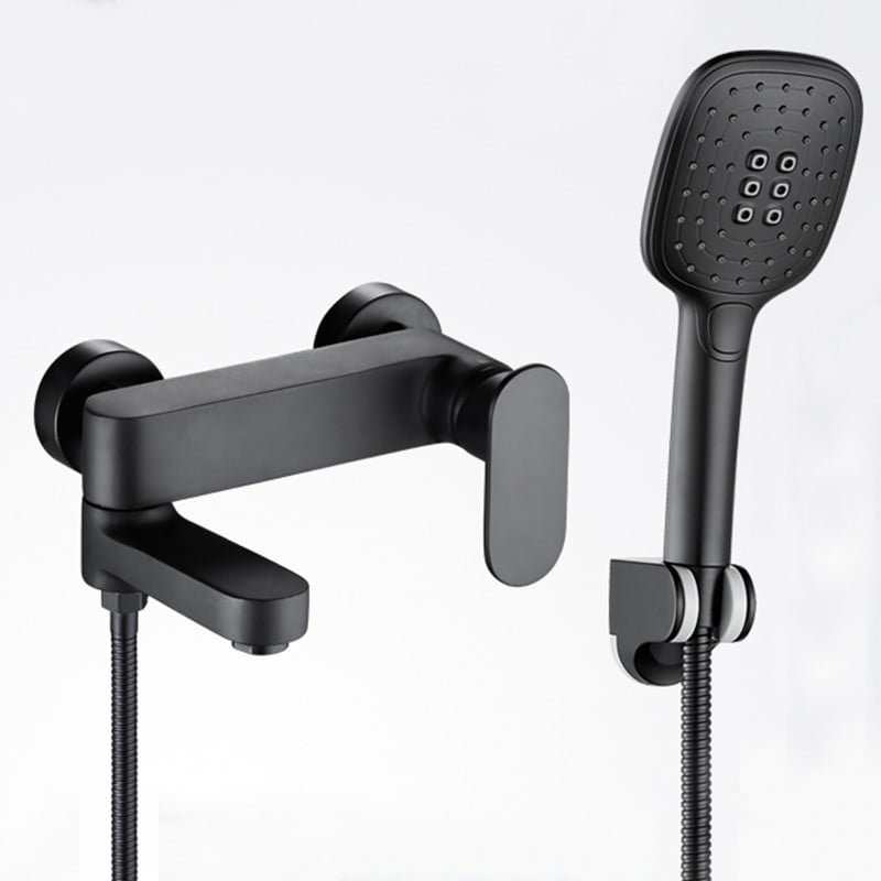 Εντοιχισμένος χάλκινος ντους μίκτης με κεραμική βαλβίδα, λειτουργία ανύψωσης