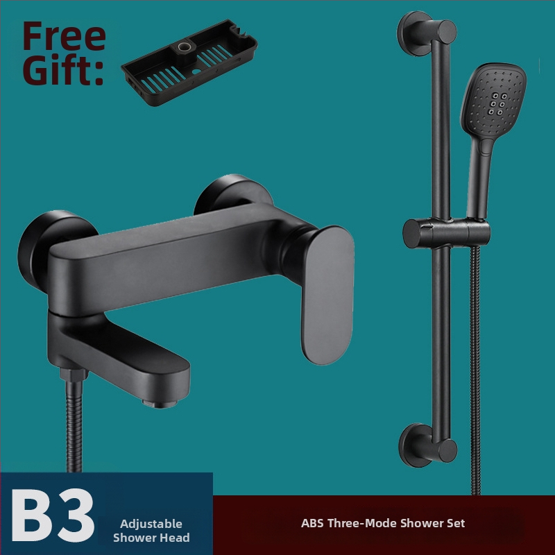 Εντοιχισμένος χάλκινος ντους μίκτης με κεραμική βαλβίδα, λειτουργία ανύψωσης