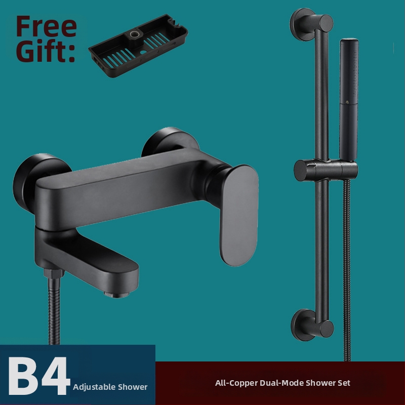 Εντοιχισμένος χάλκινος ντους μίκτης με κεραμική βαλβίδα, λειτουργία ανύψωσης