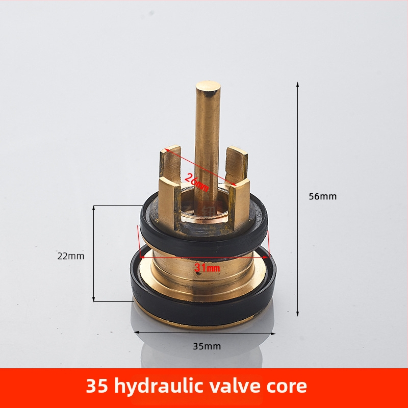 Zabudovaná do steny skrytá splachovacia vaňa pre klozet na klekanie, 1-palcový ručný oneskorený splach, pedálny spínač, model 311B, meď