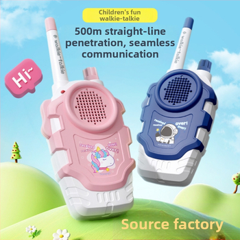 Walkie-Talkie pre deti s rozpoznávaním hlasu, batériové napájanie, plastové telo, ideálne pre komunikáciu rodič-dieťa (7–14 rokov)