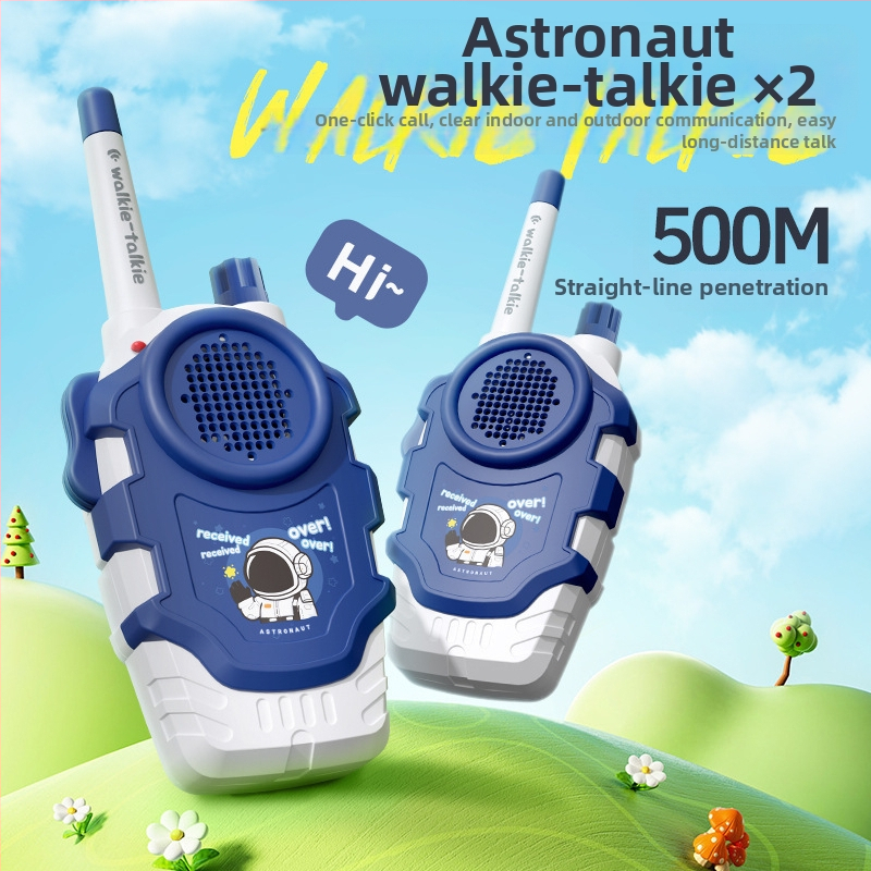 Walkie-Talkie pre deti s rozpoznávaním hlasu, batériové napájanie, plastové telo, ideálne pre komunikáciu rodič-dieťa (7–14 rokov)
