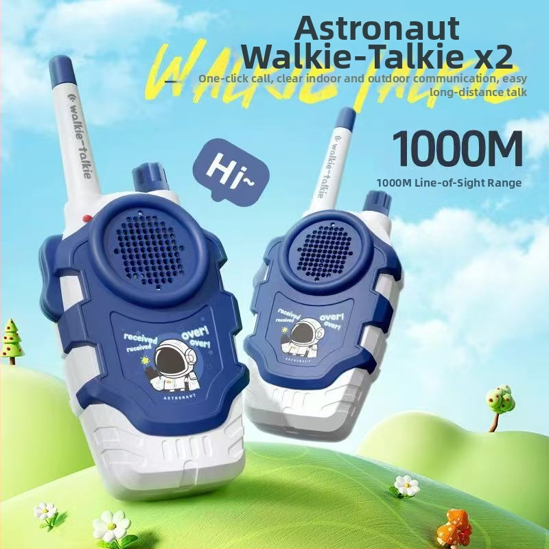 Walkie-Talkie pre deti s rozpoznávaním hlasu, batériové napájanie, plastové telo, ideálne pre komunikáciu rodič-dieťa (7–14 rokov)