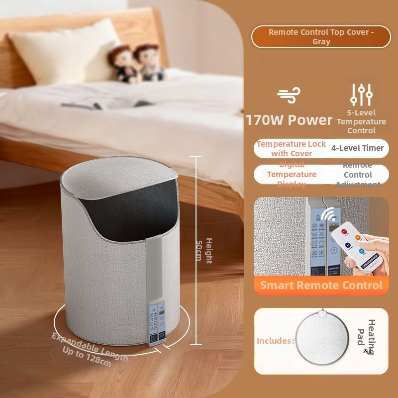 Πάτος θέρμανσης ποδιών κάτω από το γραφείο - μηχανική λειτουργία, θέρμανση μέσω πρίζας, 170V, καθολική χρήση