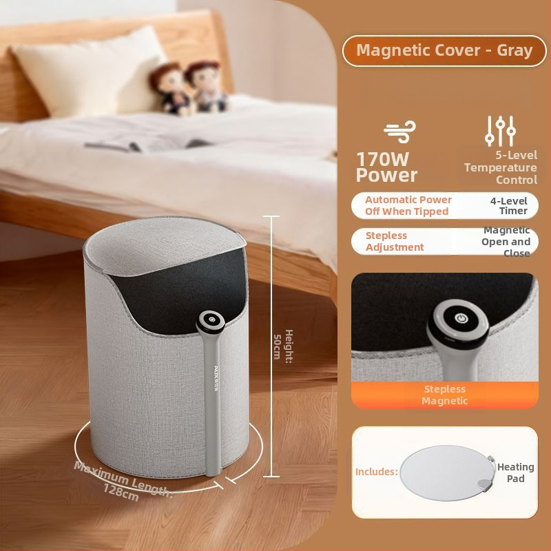 Πάτος θέρμανσης ποδιών κάτω από το γραφείο - μηχανική λειτουργία, θέρμανση μέσω πρίζας, 170V, καθολική χρήση