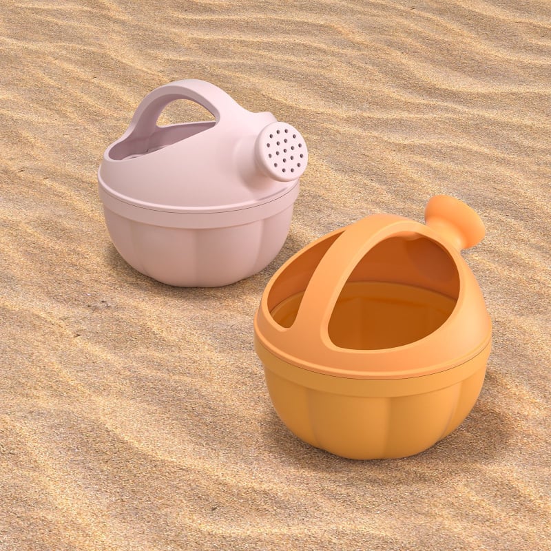 Σετ παραλίας από σιλικόνη με φτυάρι και κουβά – εκπαιδευτικό, παιχνίδι με άμμο και νερό, κατάλληλο για παιδιά 4–6 ετών.