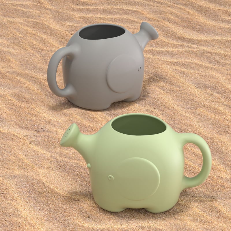 Σετ παραλίας από σιλικόνη με φτυάρι και κουβά – εκπαιδευτικό, παιχνίδι με άμμο και νερό, κατάλληλο για παιδιά 4–6 ετών.