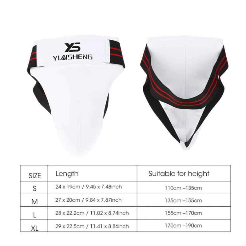 Yinsheng Σορτς προστασίας γεννητικών για Σάντα, Καράτε, Ταε Κβον Ντό και Μπόξ με επένδυση από σπόγγο