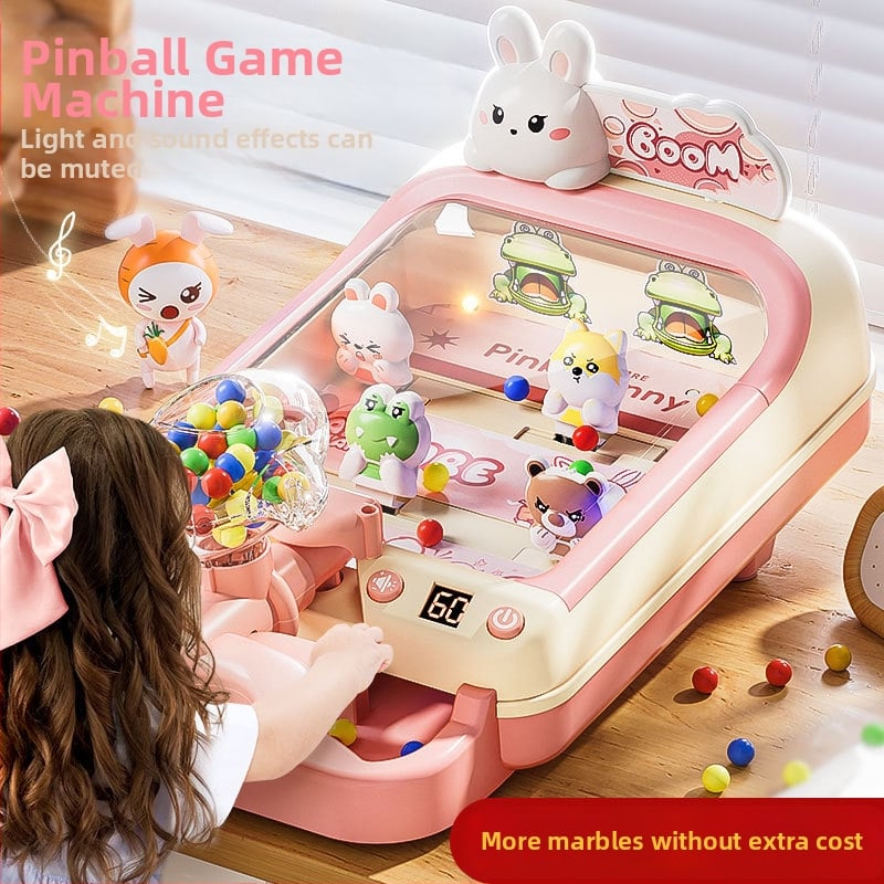 Gyermek pinball gép – Interaktív játék világítással, hanghatásokkal és pontozással; Műanyagból készült; 4–6 éveseknek; 3C-tanúsított (kód: 2025182202070804)