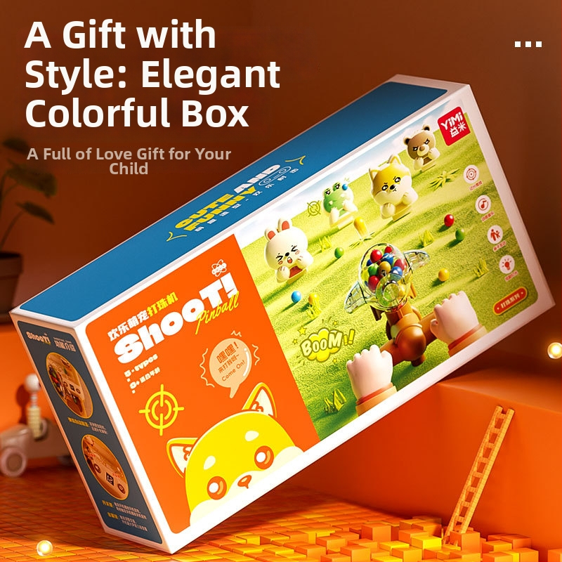 Gyermek pinball gép – Interaktív játék világítással, hanghatásokkal és pontozással; Műanyagból készült; 4–6 éveseknek; 3C-tanúsított (kód: 2025182202070804)