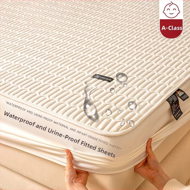 Komplet posteljine od opranog pamuka s jedinstvenim uzorkom, aktivna tinta i bojanje, težina ispod 300 g, zaštitnik madraca