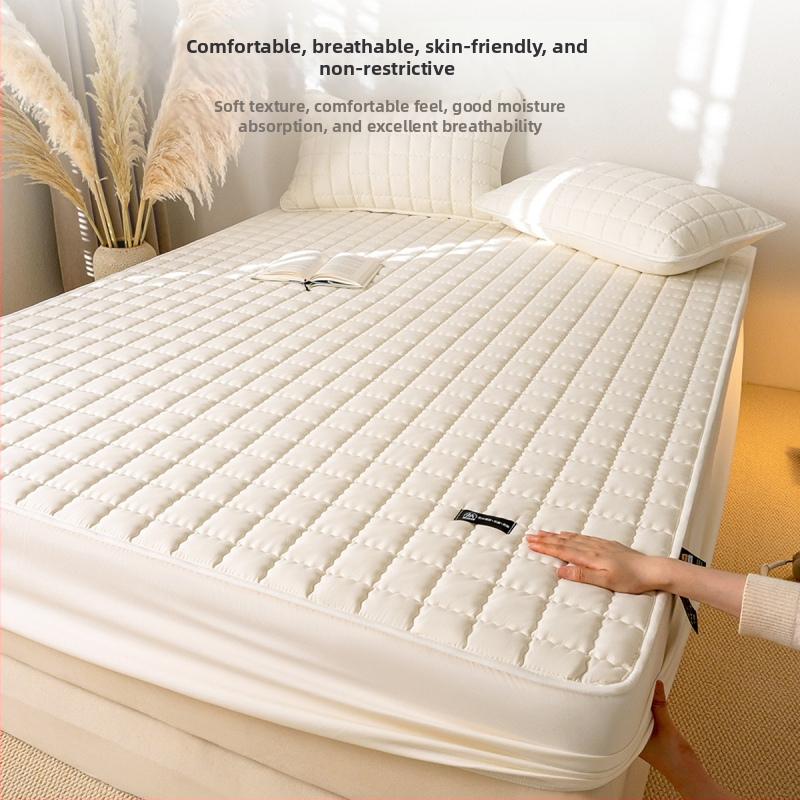 Komplet posteljine od opranog pamuka s jedinstvenim uzorkom, aktivna tinta i bojanje, težina ispod 300 g, zaštitnik madraca