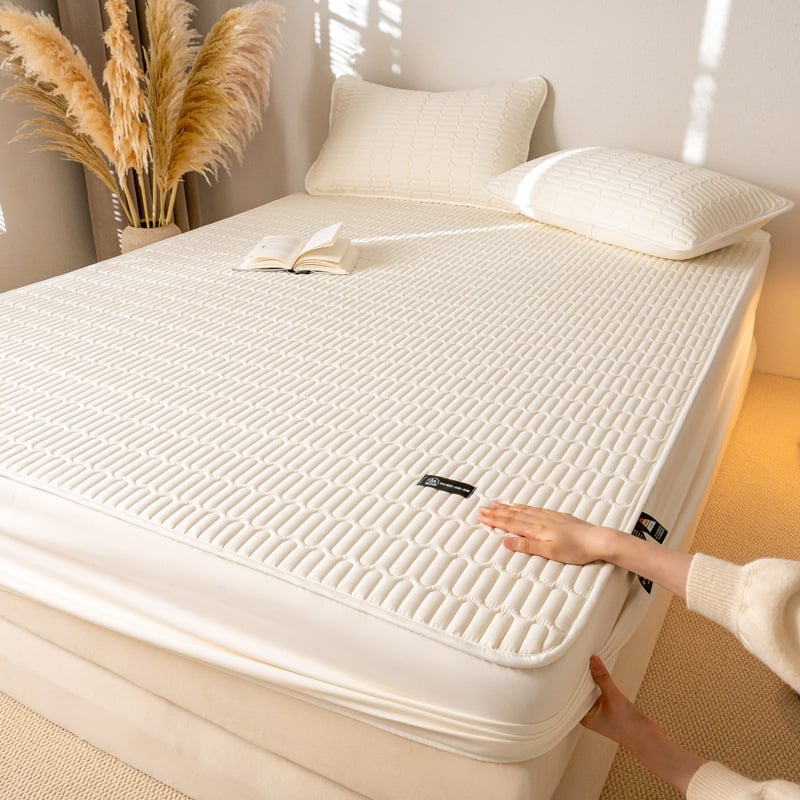 Komplet posteljine od opranog pamuka s jedinstvenim uzorkom, aktivna tinta i bojanje, težina ispod 300 g, zaštitnik madraca