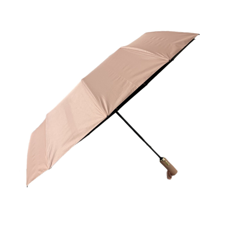 Αυτόματη διαφημιστική ομπρέλα για ήλιο και βροχή με τριμερή κατασκευή, σκελετός 12 ραβδιών, κεντρικός σωλήνας από ατσάλι, ύφασμα 190T, δυνατότητα εκτύπωσης λογότυπου