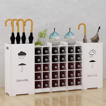 Στήριγμα ομπρελών για δάπεδο – Πολυλειτουργική μονάδα αποθήκευσης με κράμα βραχιόνων και ράβδων, απλός μοντέρνος σχεδιασμός, για φουαγιέ ξενοδοχείου