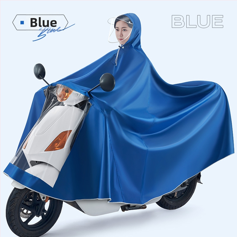 Cyklistický pončo do dažďa, PVC látka, tenká, PU vodotesný povlak, možnosť potlače loga