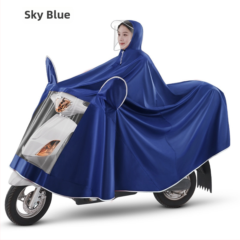 Cyklistický pončo do dažďa, PVC látka, tenká, PU vodotesný povlak, možnosť potlače loga