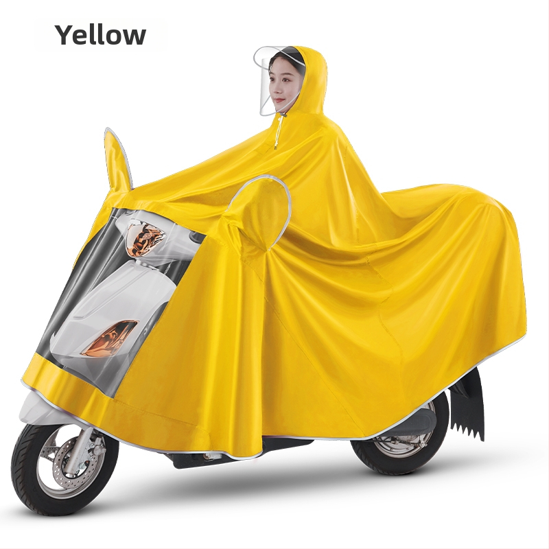 Cyklistický pončo do dažďa, PVC látka, tenká, PU vodotesný povlak, možnosť potlače loga