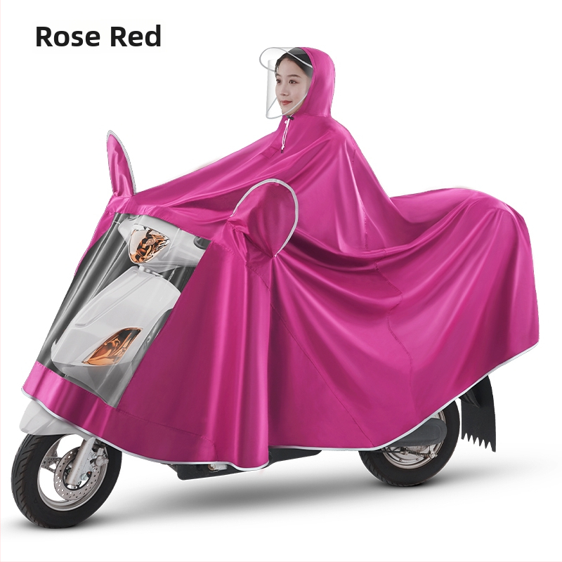 Cyklistický pončo do dažďa, PVC látka, tenká, PU vodotesný povlak, možnosť potlače loga