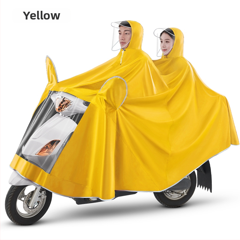 Cyklistický pončo do dažďa, PVC látka, tenká, PU vodotesný povlak, možnosť potlače loga