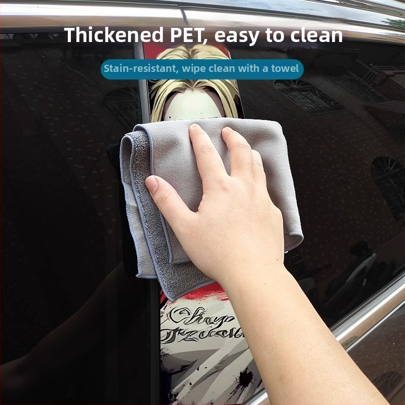 Sticker pentru caroserie auto cu montare magnetică, material: bandă adezivă, brand Like Car Source