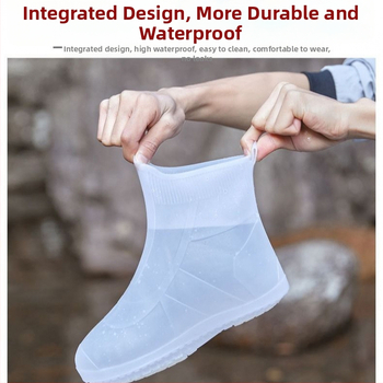 Silikónové návleky na topánky pre mužov a ženy, vodotesné, protišmykové, odolné voči opotrebeniu, zosilnené.