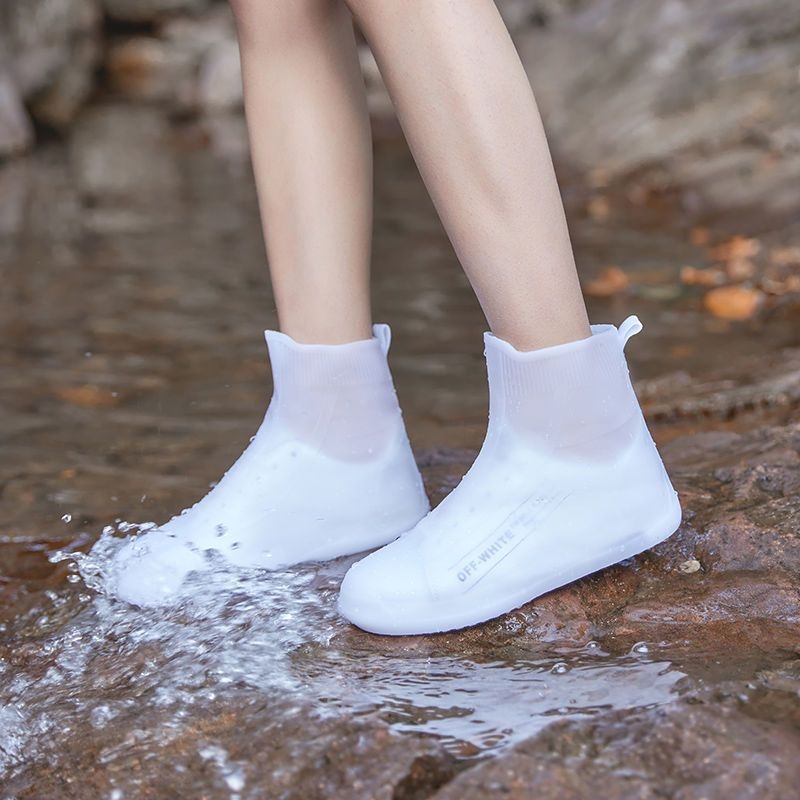 Κάλυμμα παπουτσιών από σιλικόνη για άνδρες και γυναίκες, αδιάβροχο, αντιολισθητικό, ανθεκτικό στη φθορά, παχύτερο.