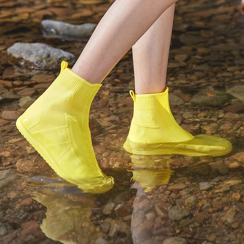 Κάλυμμα παπουτσιών από σιλικόνη για άνδρες και γυναίκες, αδιάβροχο, αντιολισθητικό, ανθεκτικό στη φθορά, παχύτερο.