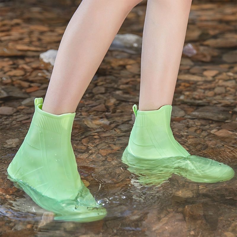 Κάλυμμα παπουτσιών από σιλικόνη για άνδρες και γυναίκες, αδιάβροχο, αντιολισθητικό, ανθεκτικό στη φθορά, παχύτερο.